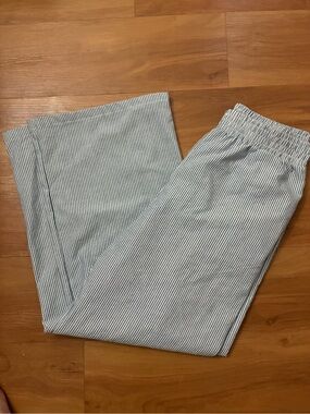 Good Luck Gem Striped wide leg pants Size L